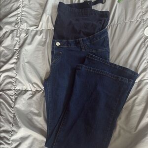 Dark Blue Denim Jeans